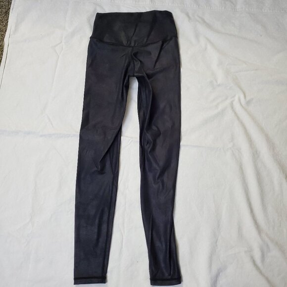 Colorfulkoala Essential Matte Faux Leather Leggings *27" - Black - Size Small - Picture 11 of 16